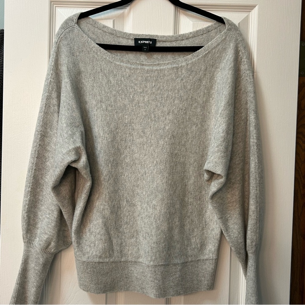 Express Women's Gray Sweater